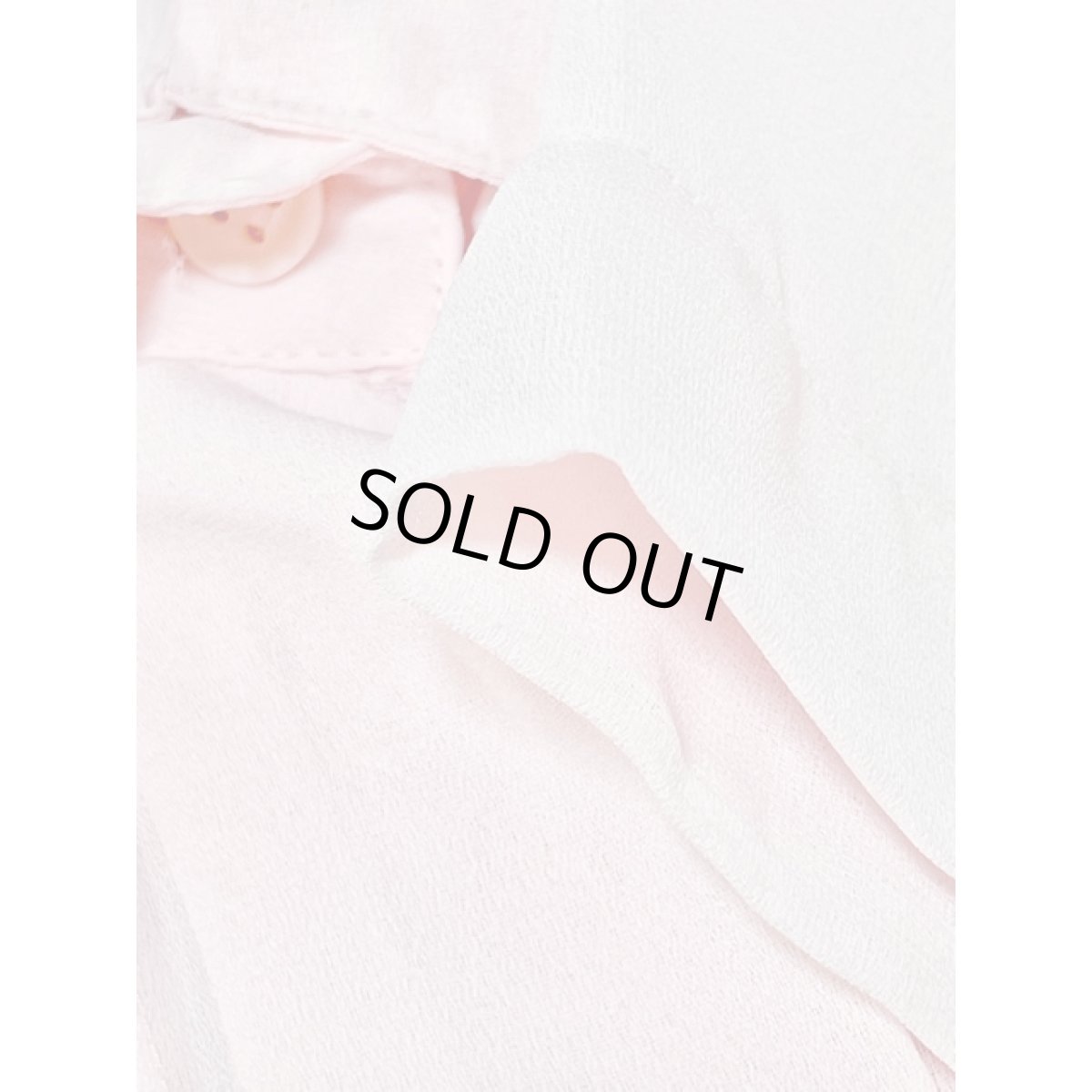 画像11: ピンク フロントタックデザイン レトロ USA古着 シャツ ヴィンテージブラウス (11)