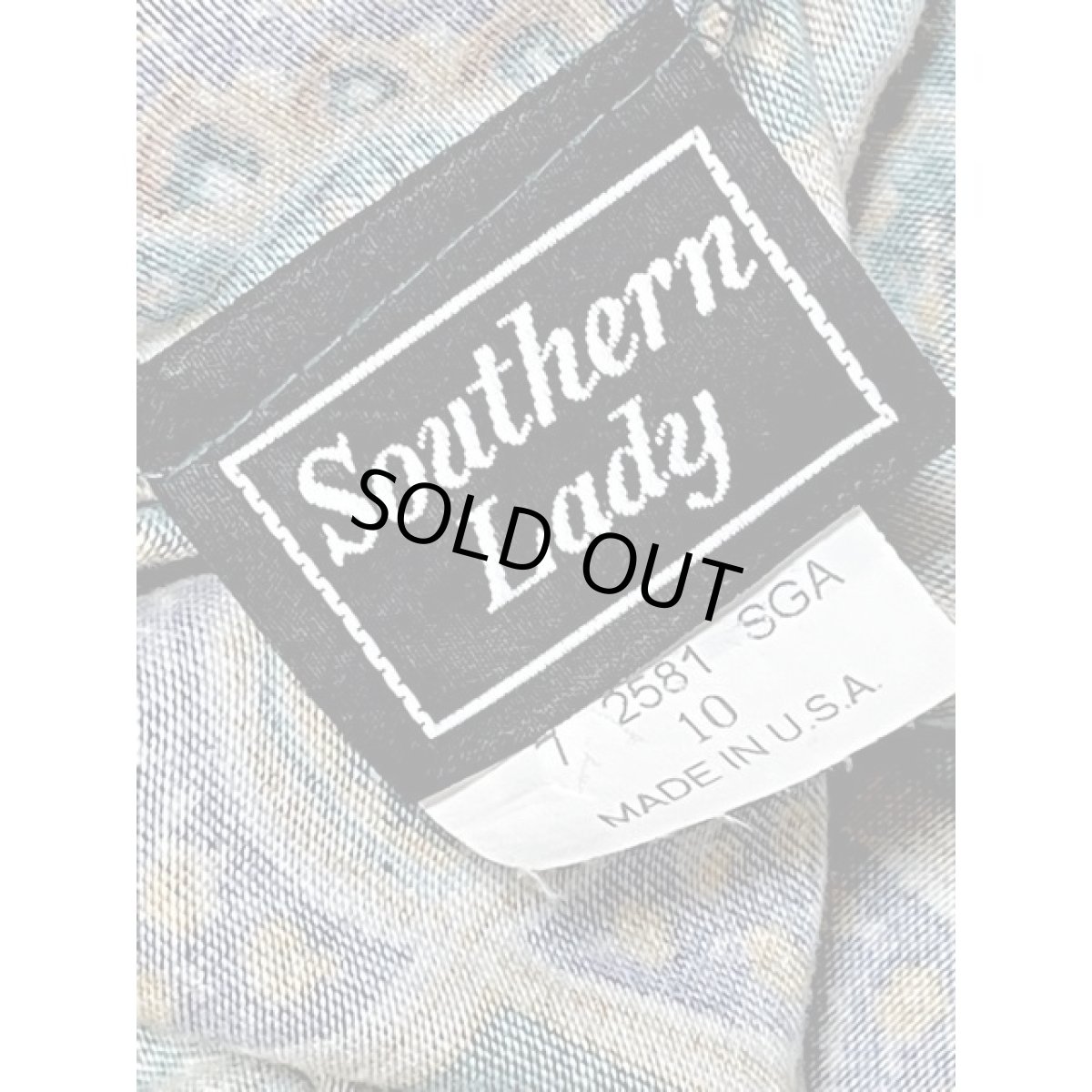 画像10: オリエンタル柄 ウエストゴム レトロ USA古着 ヴィンテージスカート【V8456】 (10)