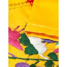 画像17: メキシカン刺繍 フォークロア 半袖 レトロ USA古着 ヴィンテージメキシカンドレス【V8486】 (17)