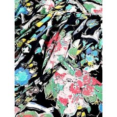 画像9: チロルスカート アート調 花柄 ドイツ民族衣装 オクトーバーフェスト 38 (9)