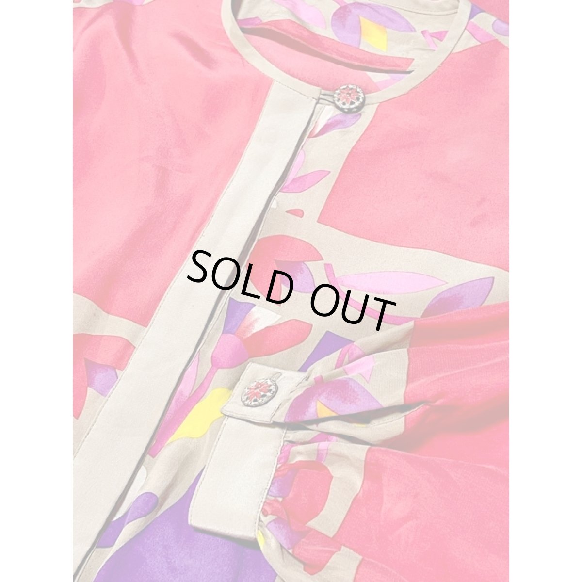 画像12: レトロポップ 長袖 レトロ USA古着 ヴィンテージワンピース【V8500】 (12)