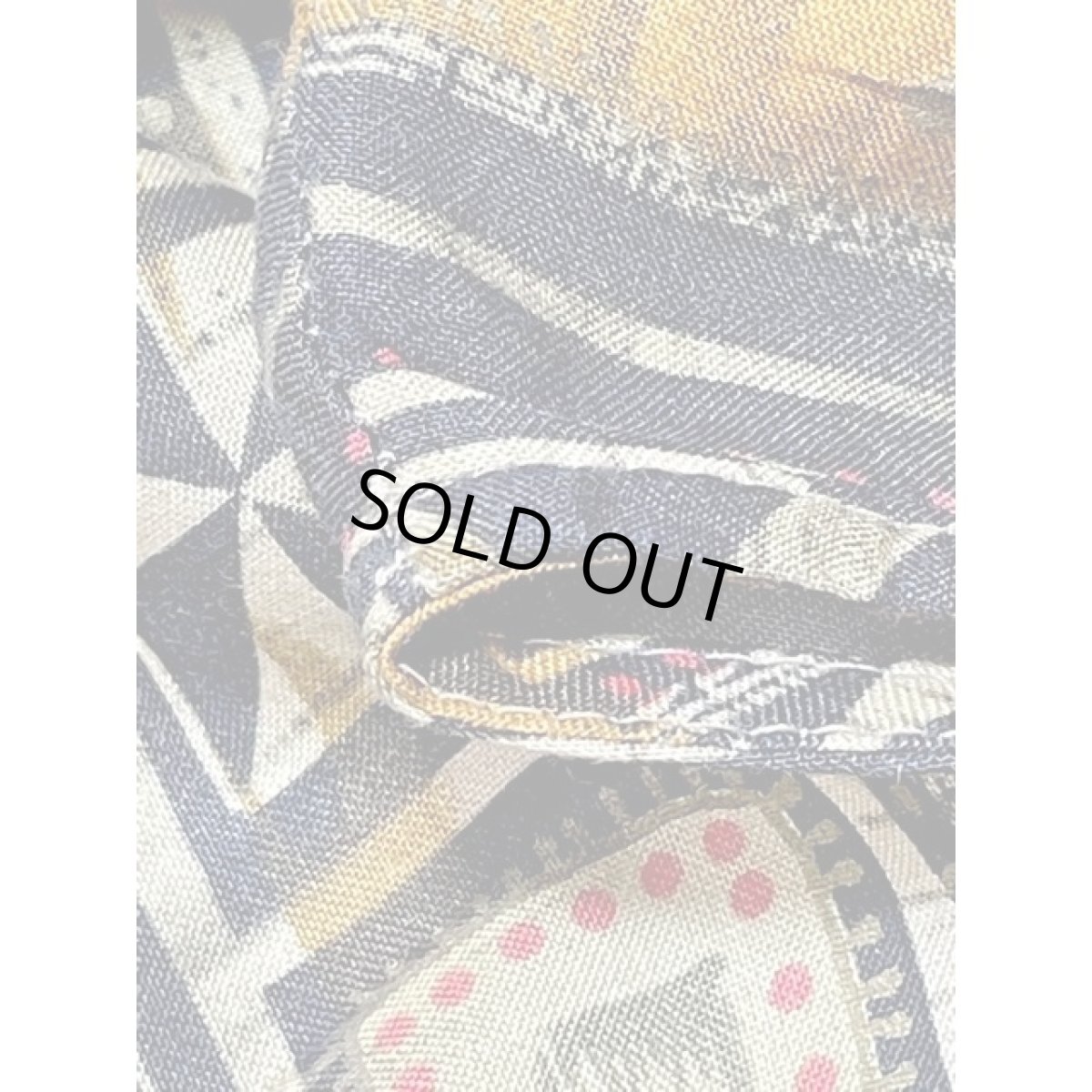 画像14: メキシコ製 エスニック柄 バックウエストリボン ノースリーブ レトロ 古着 ヴィンテージワンピース (14)