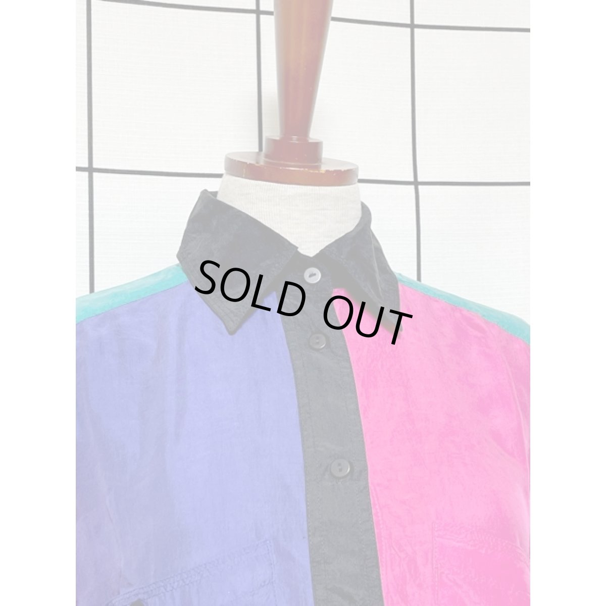 画像5: 80's 90’s レトロ ヨーロッパ古着 半袖 シャツ ヴィンテージブラウス (5)