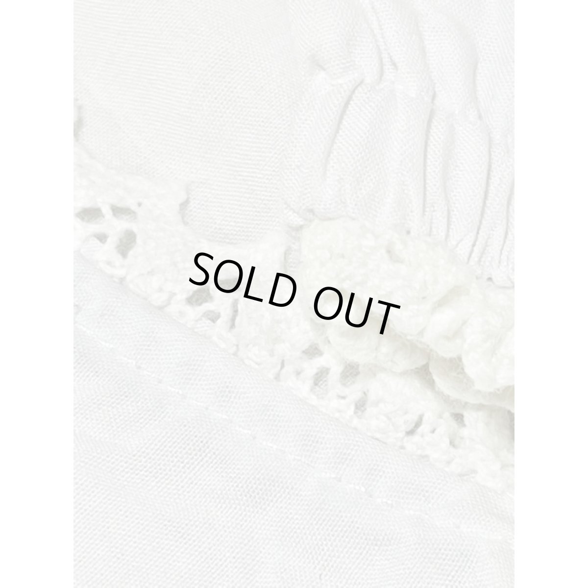 画像8: ショート丈 ホワイト レース ウエストゴム ディアンドル ヴィンテージブラウス ドイツ民族衣装 舞台 演奏会 フォークダンス オクトーバーフェスト (8)