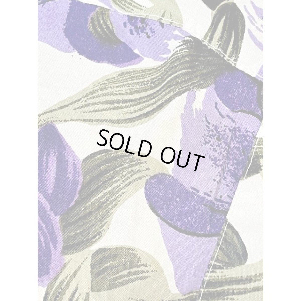 画像18: アメリカ古着 花柄 半袖 レトロ ヴィンテージワンピース パープル グリーン ホワイト【V8524】 (18)