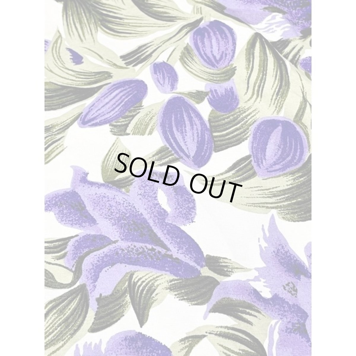 画像12: アメリカ古着 花柄 半袖 レトロ ヴィンテージワンピース パープル グリーン ホワイト【V8524】 (12)