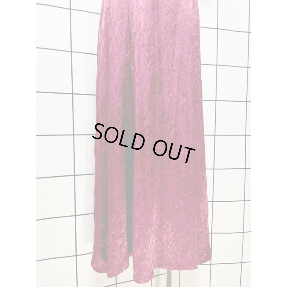 画像10: アメリカ古着 バック編み上げデザイン 花模様織り フラワーレース 半袖 レトロ クラシカル ヴィンテージドレス (10)