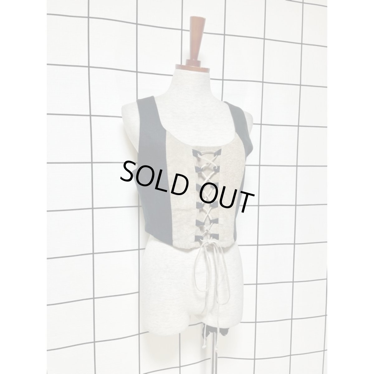 画像5: リネン スウェード フロント編み上げ ブラック ベージュ ディアンドル チロルベスト ドイツ民族衣装 舞台 演奏会 フォークダンス オクトーバーフェスト (5)