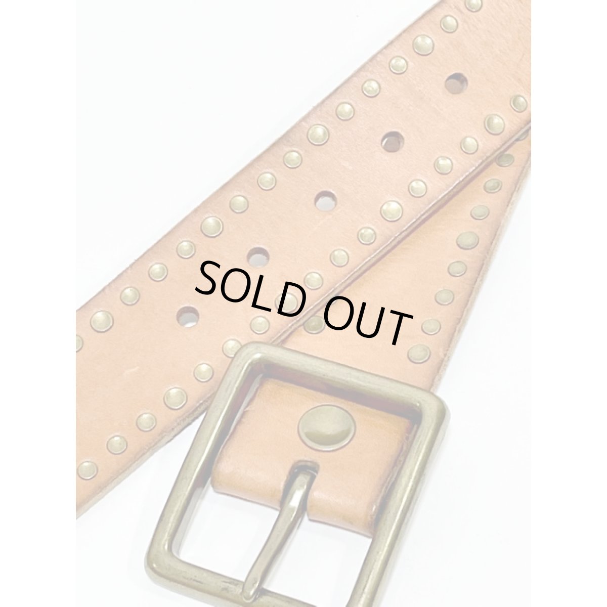 画像4: レザー スタッズ レトロアンティーク  ヴィンテージ 古着 ベルト【V8550】 (4)