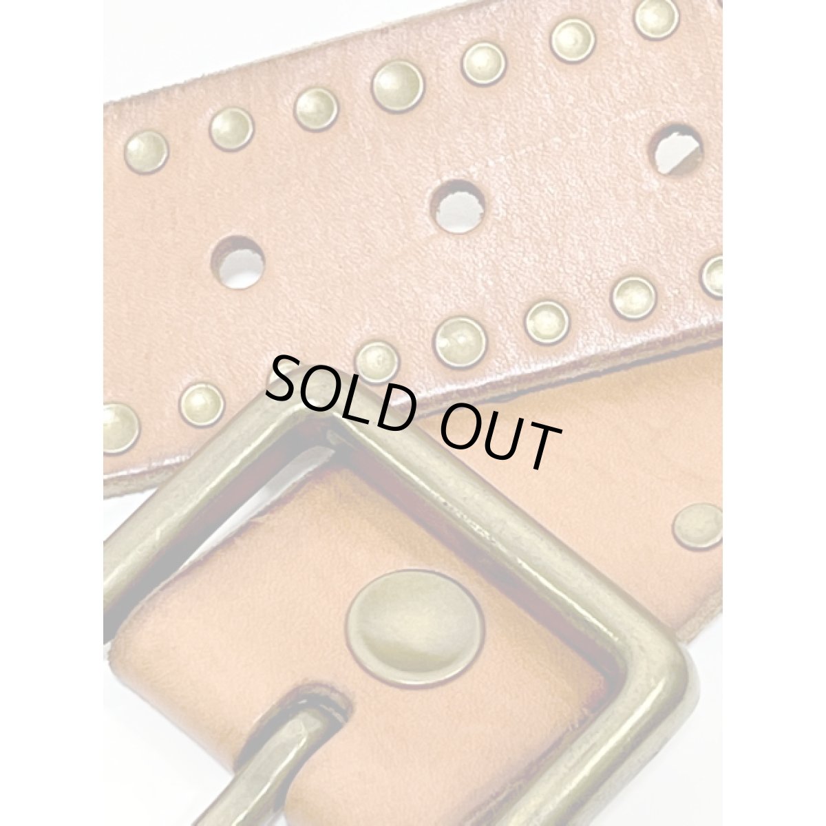 画像6: レザー スタッズ レトロアンティーク  ヴィンテージ 古着 ベルト【V8550】 (6)