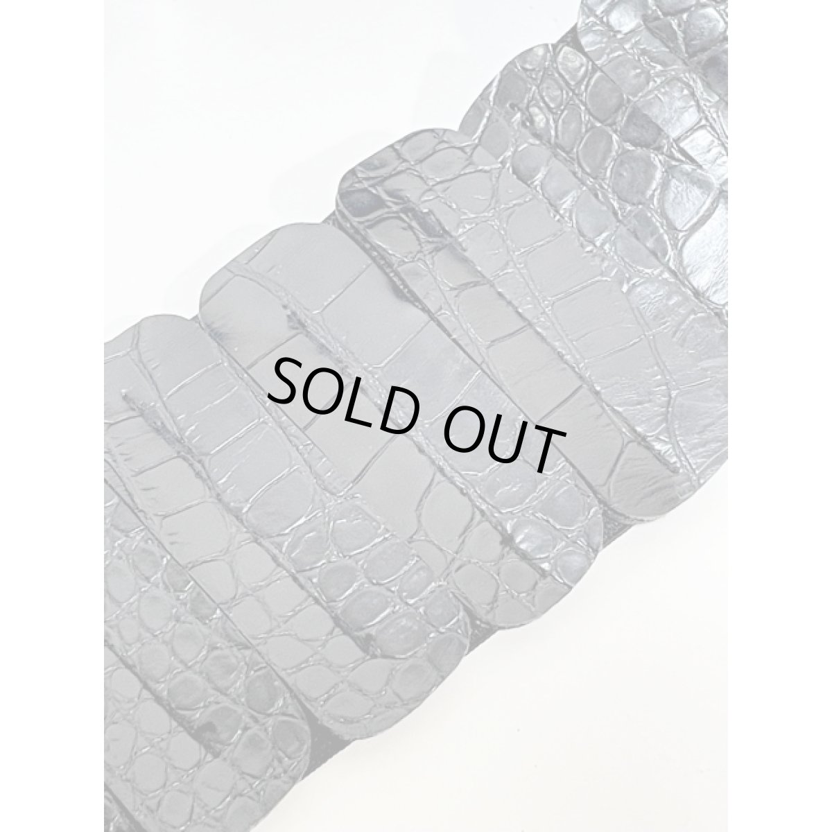 画像7: フェイクレザー ブラック ゴム レトロアンティーク ヴィンテージ 古着 ゴム ベルト【8551】 (7)