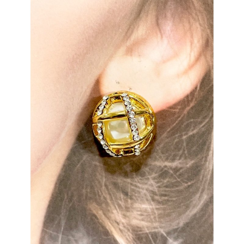 レトロアンティーク ヴィンテージ ピアス【V8564】【チエルアルコ】