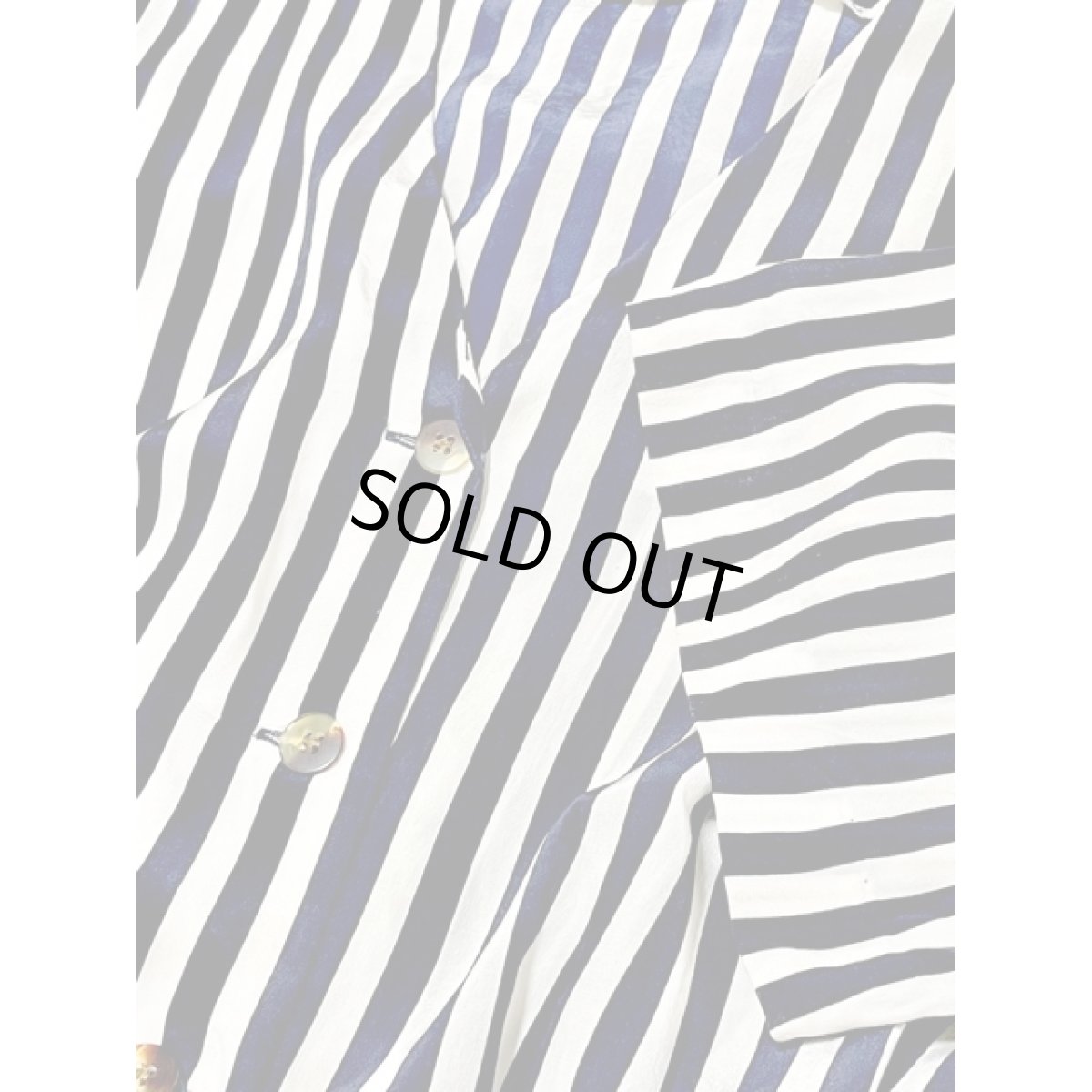 画像11: USA古着 ワンピース ヴィンテージ ストライプ柄 前開き レトロ  (11)