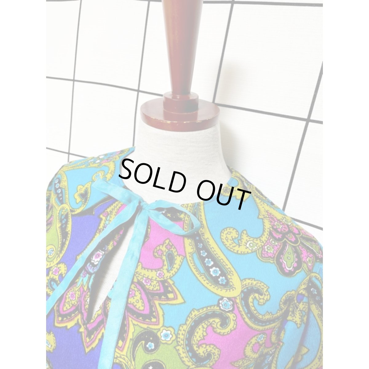 画像5: アメリカ古着 チュニックワンピース ヴィンテージ レトロサイケ コレクション級 (5)