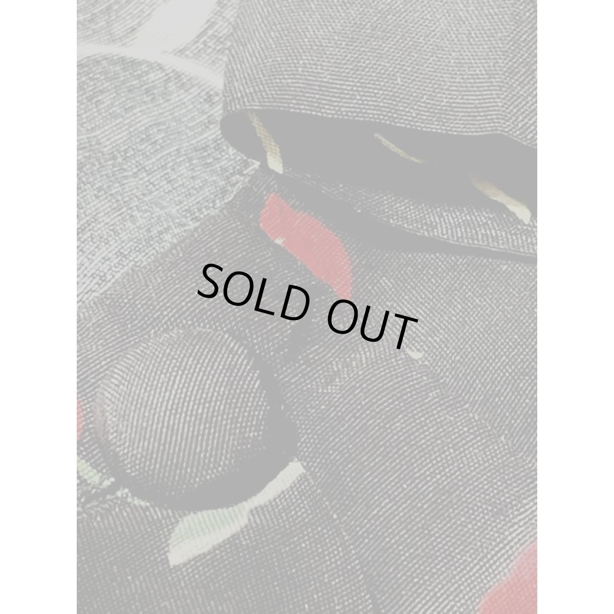 画像13: アメリカ古着 可愛らしいチェリー柄  前開き バックリボン 半袖 レトロ ヴィンテージシャツワンピース ブラック レッド【8621】 (13)