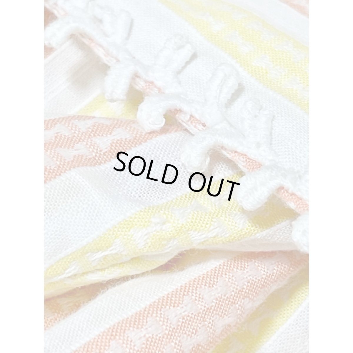 画像13: アメリカ古着 レトロポップ Aライン ストライプ ボーダー ノースリーブ ヴィンテージワンピース【V8631】 (13)