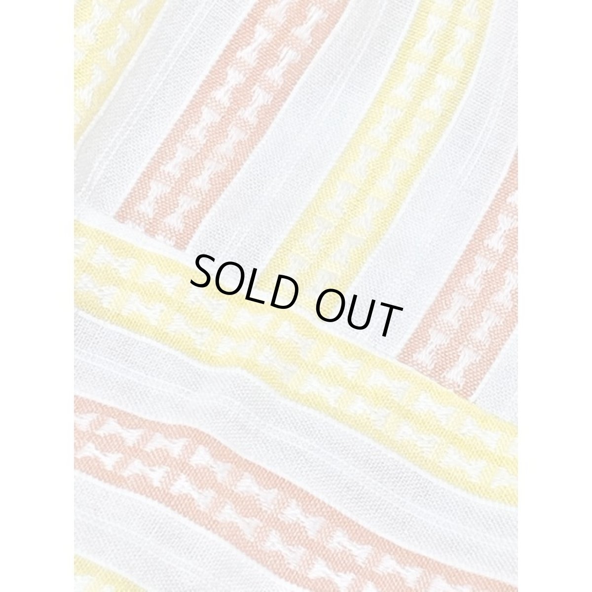 画像12: アメリカ古着 レトロポップ Aライン ストライプ ボーダー ノースリーブ ヴィンテージワンピース【V8631】 (12)