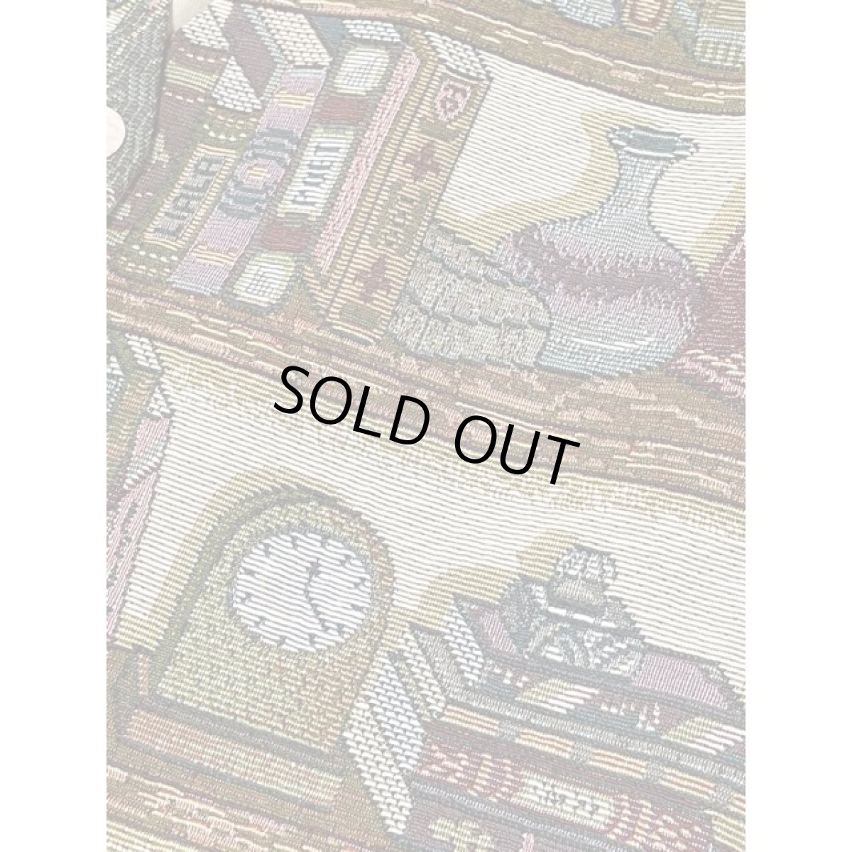 画像13: アメリカ古着 ゴブラン 後ろリボン レトロ ベスト (13)