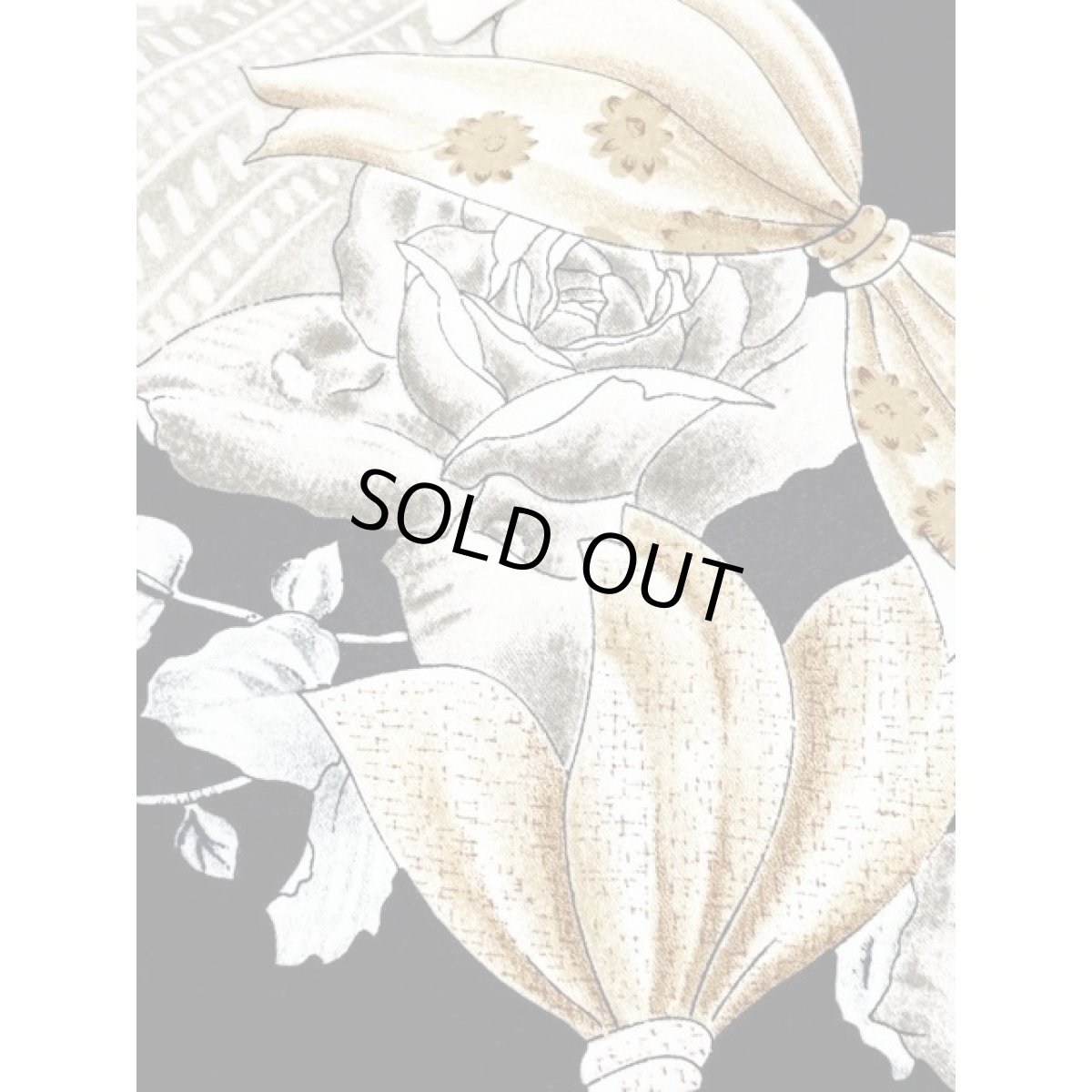 画像12: ヨーロッパ古着 90's レイヤード風 重ね着風 リボン柄 花柄 レトロ 長袖 シャツ ヴィンテージブラウス (12)