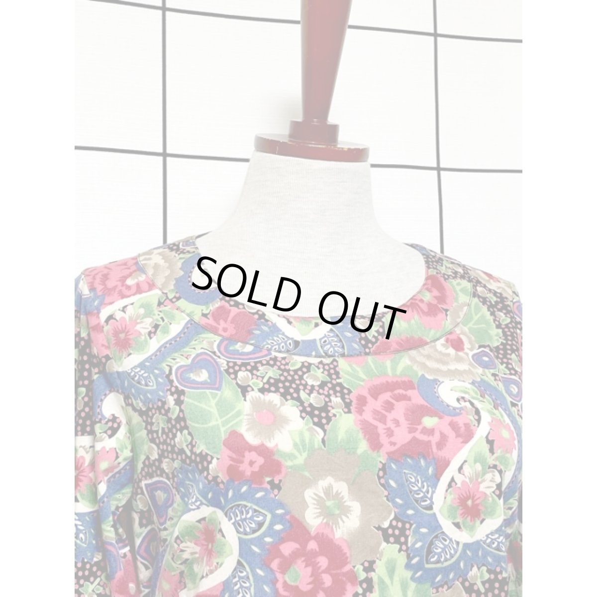 画像6: ヨーロッパ古着 ワンピース ティアードレース ハート ドット ボタニカル リボン (6)