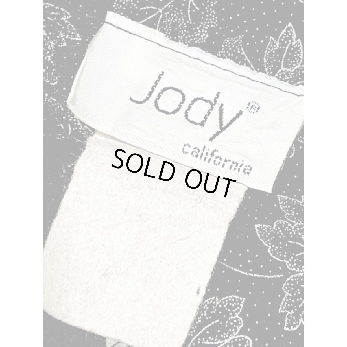 画像13: アメリカ古着 カットワークレース ピンドット 花柄 ワイドパンツ 長袖 レトロ ヴィンテージオールインワン (13)