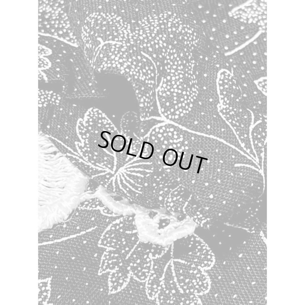 画像12: アメリカ古着 カットワークレース ピンドット 花柄 ワイドパンツ 長袖 レトロ ヴィンテージオールインワン (12)