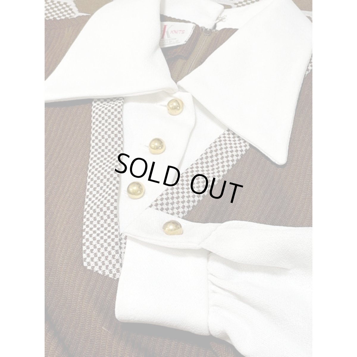 画像9: アメリカ古着 ワンピース ヴィンテージ この1着で70'sレトロコーデ 大人可愛い (9)