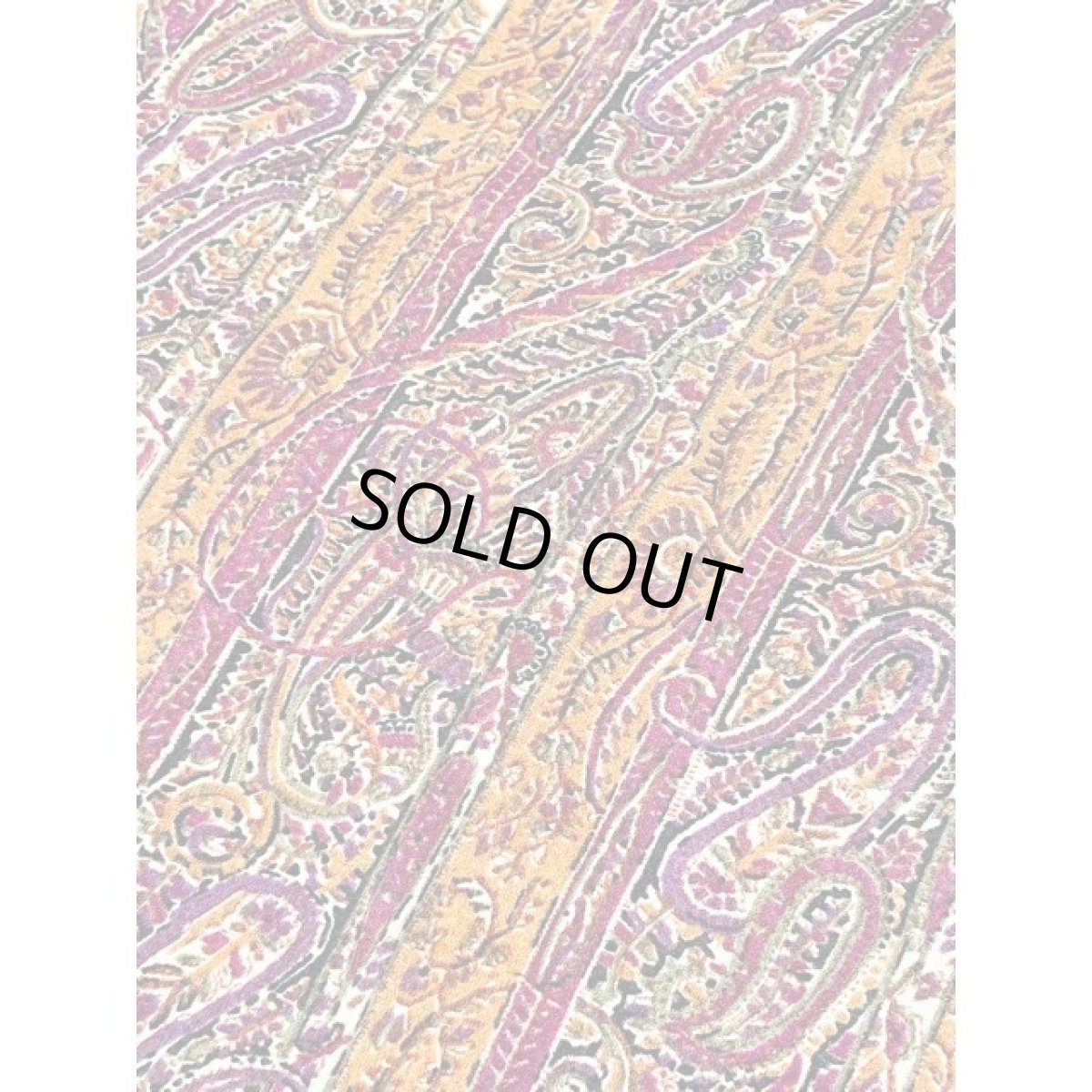 画像14: アメリカ古着 ワンピース ヴィンテージ ペイズリー フリル ベルベット レトロ 長袖 (14)