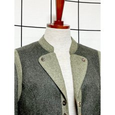画像5: オーストリア製 Austria チロルジャケット 袖折り返しデザイン ディアンドル ドイツ民族衣装 オクトーバーフェスト (5)