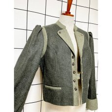 画像6: オーストリア製 Austria チロルジャケット 袖折り返しデザイン ディアンドル ドイツ民族衣装 オクトーバーフェスト (6)
