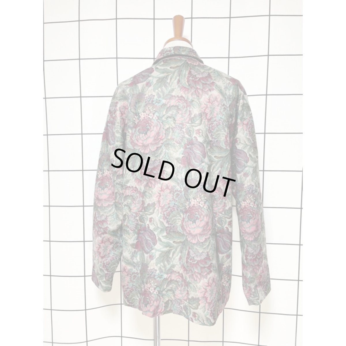 画像2: アメリカ古着 花柄 ヴィンテージジャケット (2)