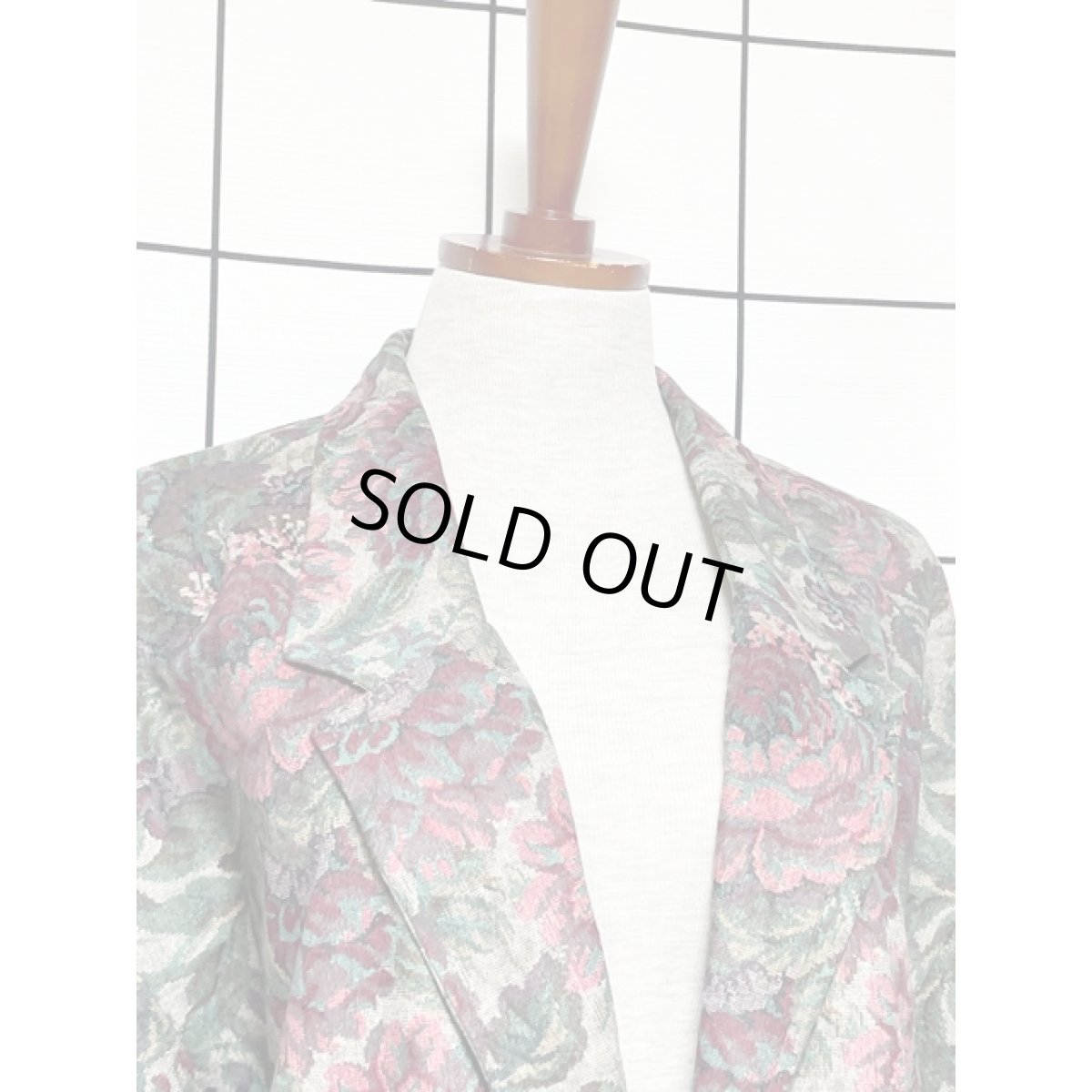 画像5: アメリカ古着 花柄 ヴィンテージジャケット (5)