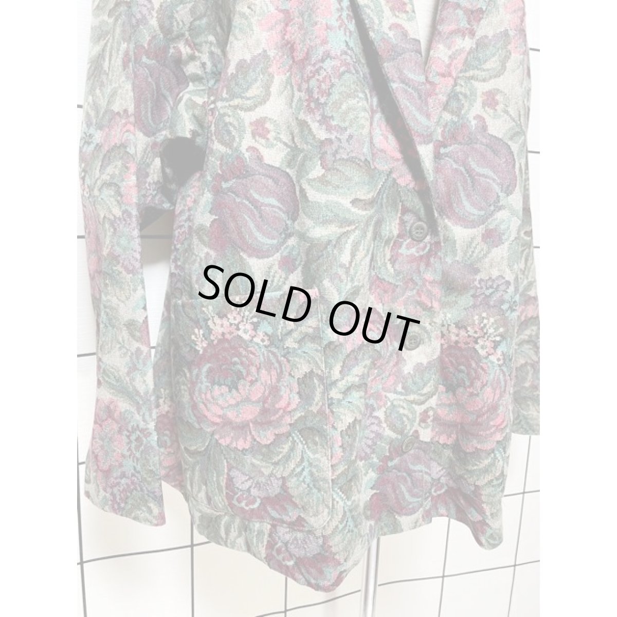 画像7: アメリカ古着 花柄 ヴィンテージジャケット (7)