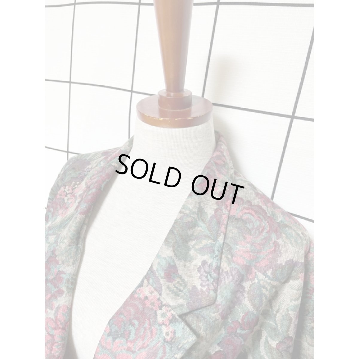 画像4: アメリカ古着 花柄 ヴィンテージジャケット (4)