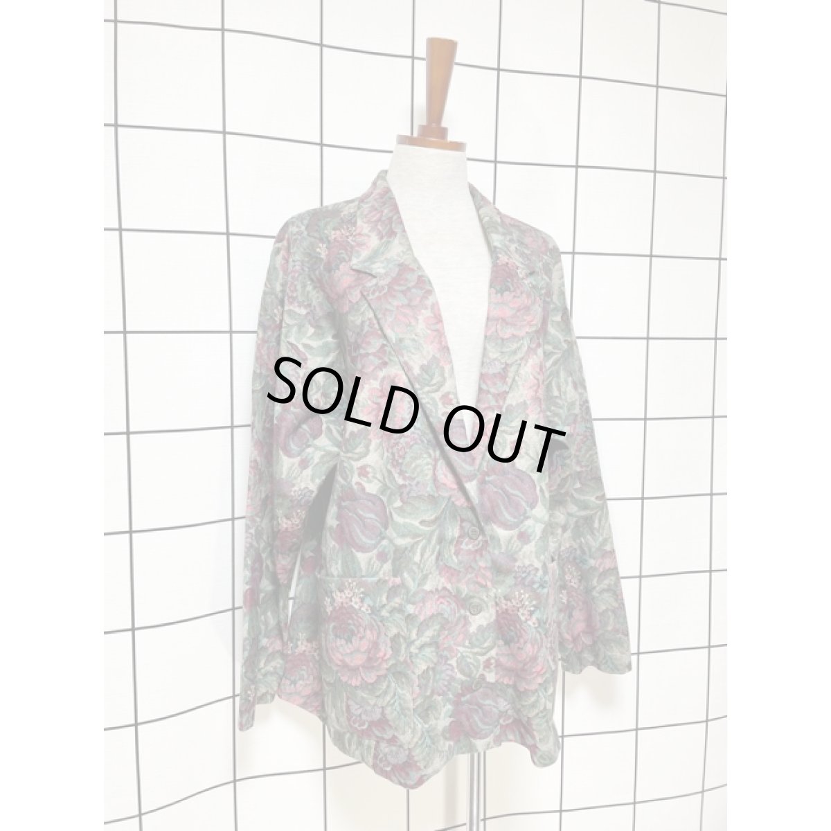 画像3: アメリカ古着 花柄 ヴィンテージジャケット (3)