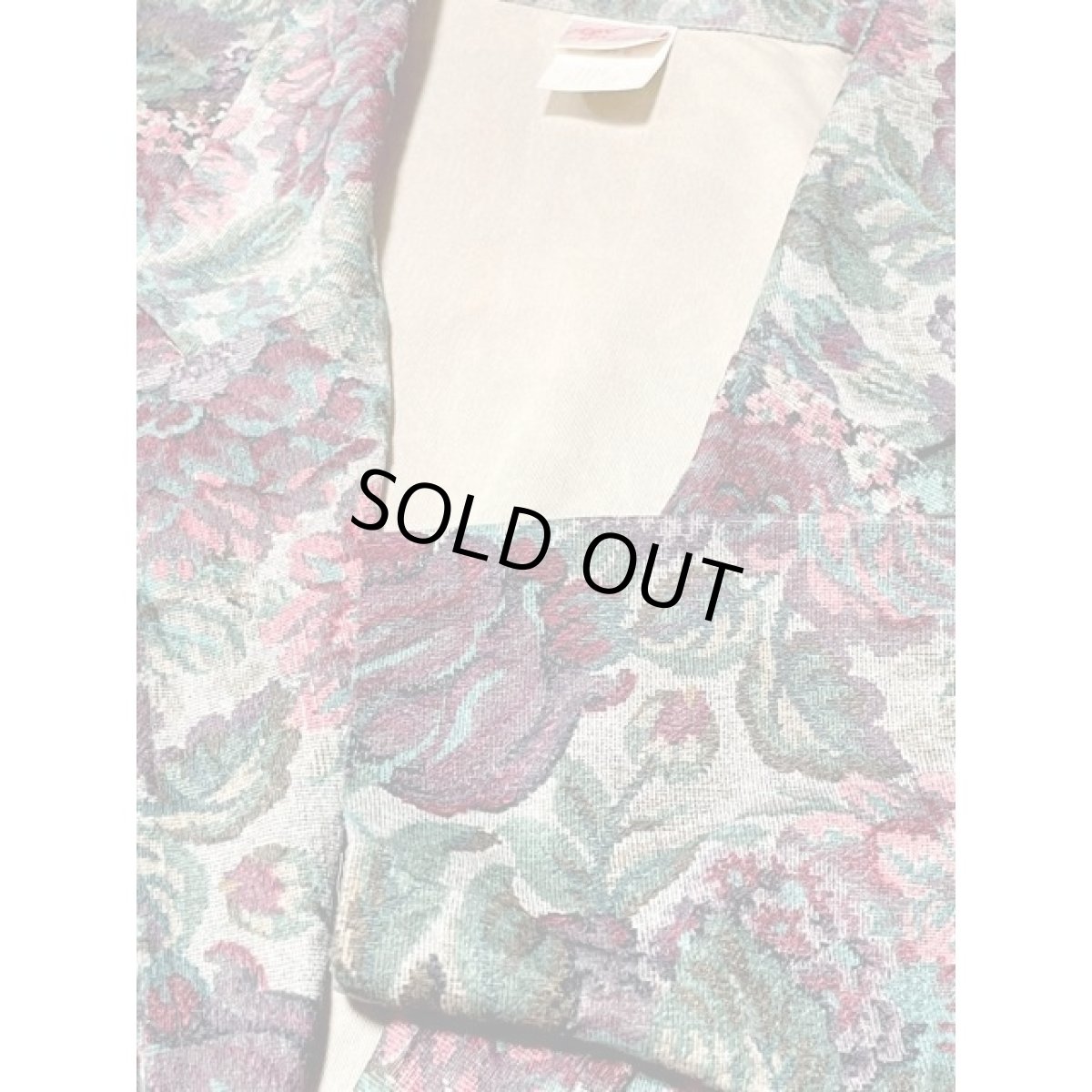 画像9: アメリカ古着 花柄 ヴィンテージジャケット (9)