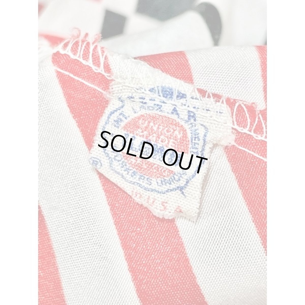 画像12: アメリカ古着 チェック柄 首元リボンタイ レトロ シャツ ヴィンテージブラウス (12)