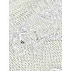 画像10: ヨーロッパ古着 西ドイツ製 アニマル模様編み 刺繍入りパッチ モヘア レトロ ヴィンテージニットセーター (10)