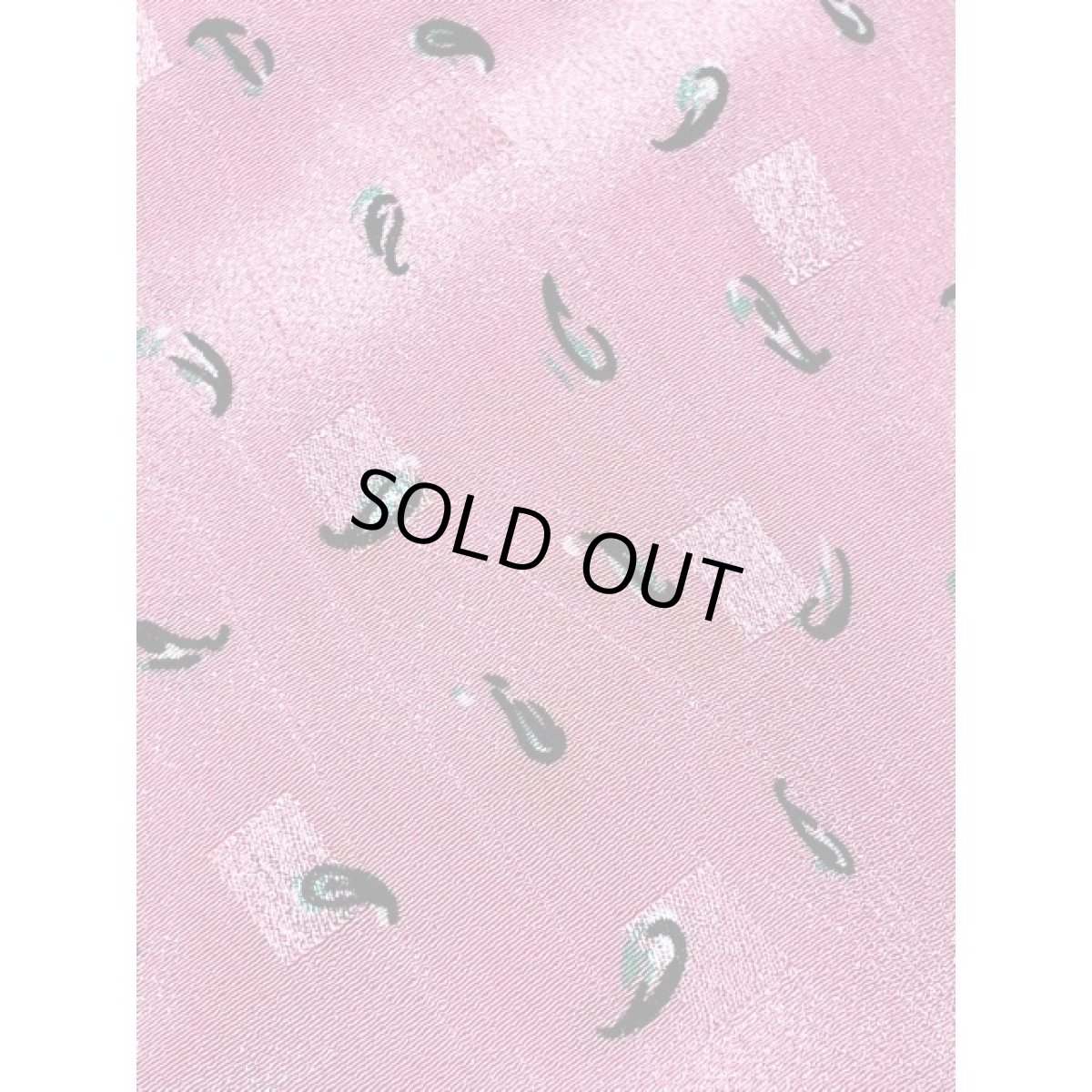 画像13: アメリカ古着 ワンピース ヴィンテージ ベルト付 レトロ柄 スクエア織り タック (13)