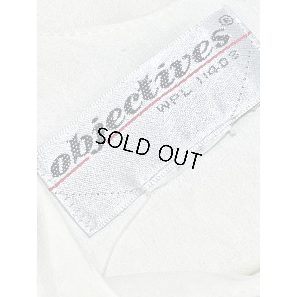 画像11: アメリカ古着 透かし編みレース タックデザイン レトロ 長袖 プルオーバー ヴィンテージブラウス (11)