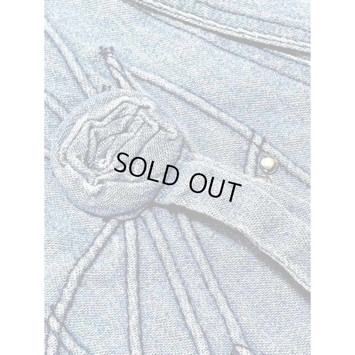 画像9: アメリカ古着 デニムジャケット ヴィンテージ スタッズ  リボン レトロ (9)