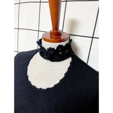 画像4: ヨーロッパ古着 ニット 透かし編み めずらしいデザイン ヴィンテージ レトロ (4)