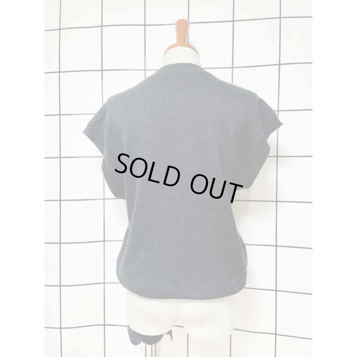 画像3: アメリカ古着 ニットベスト 大人可愛い 花柄 レトロ (3)