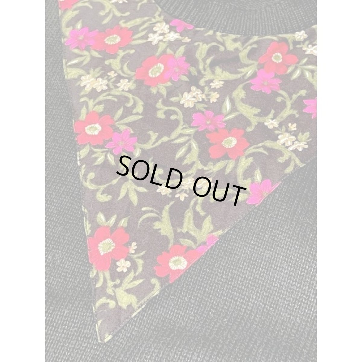 画像8: アメリカ古着 ニットベスト 大人可愛い 花柄 レトロ (8)