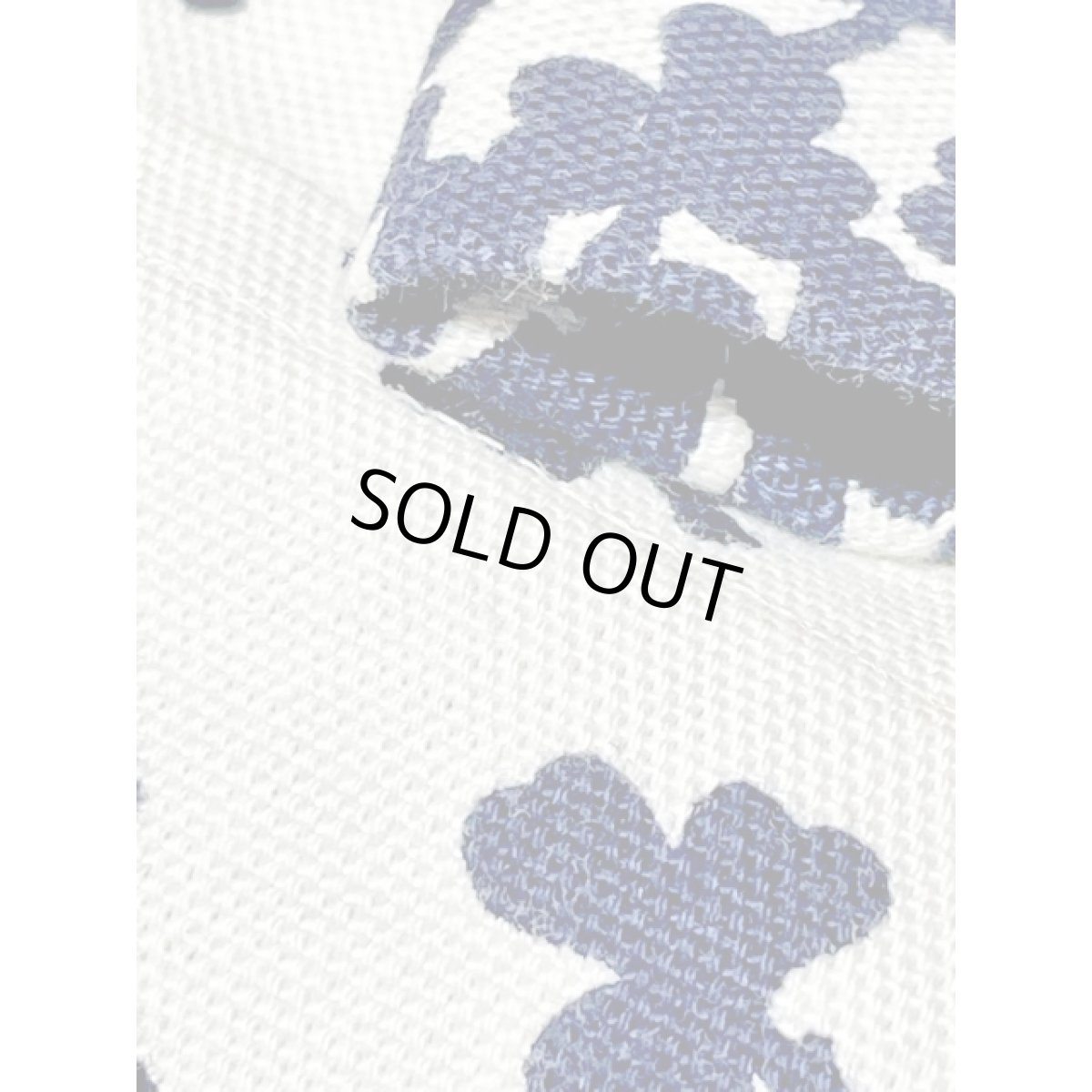 画像8: 三つ葉のクローバー柄がめずらしーい シルエットが綺麗なヴィンテージレトロスカート (8)