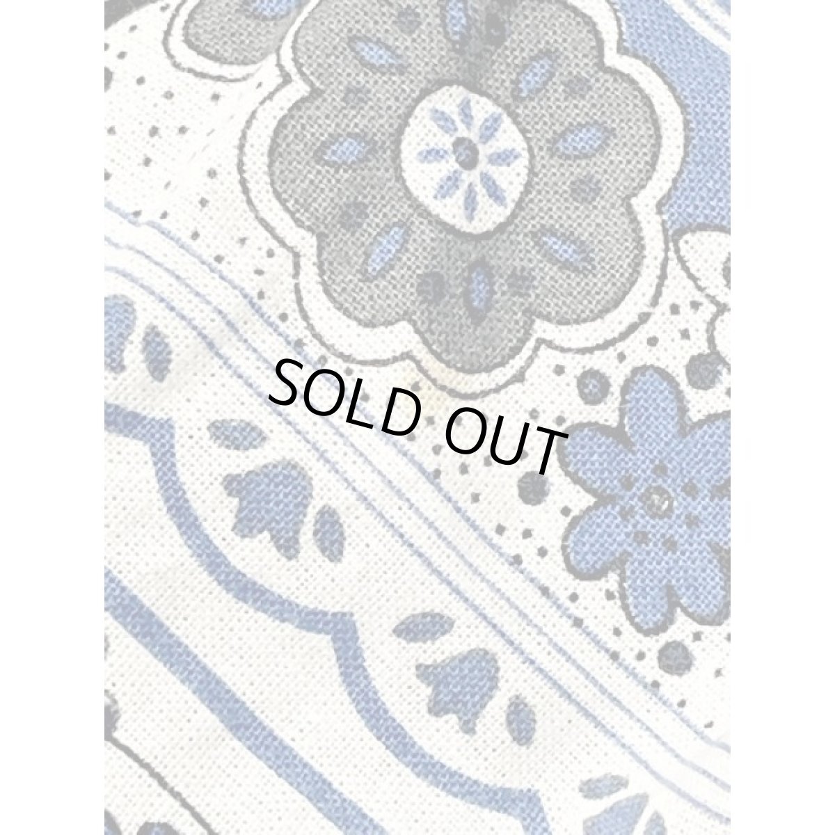 画像12: プロヴァンススカート フランス製 ティアード ヴィンテージ ネイビー ブルー ホワイト ウエストゴム フォークロア レトロ ヨーロッパ古着 (12)