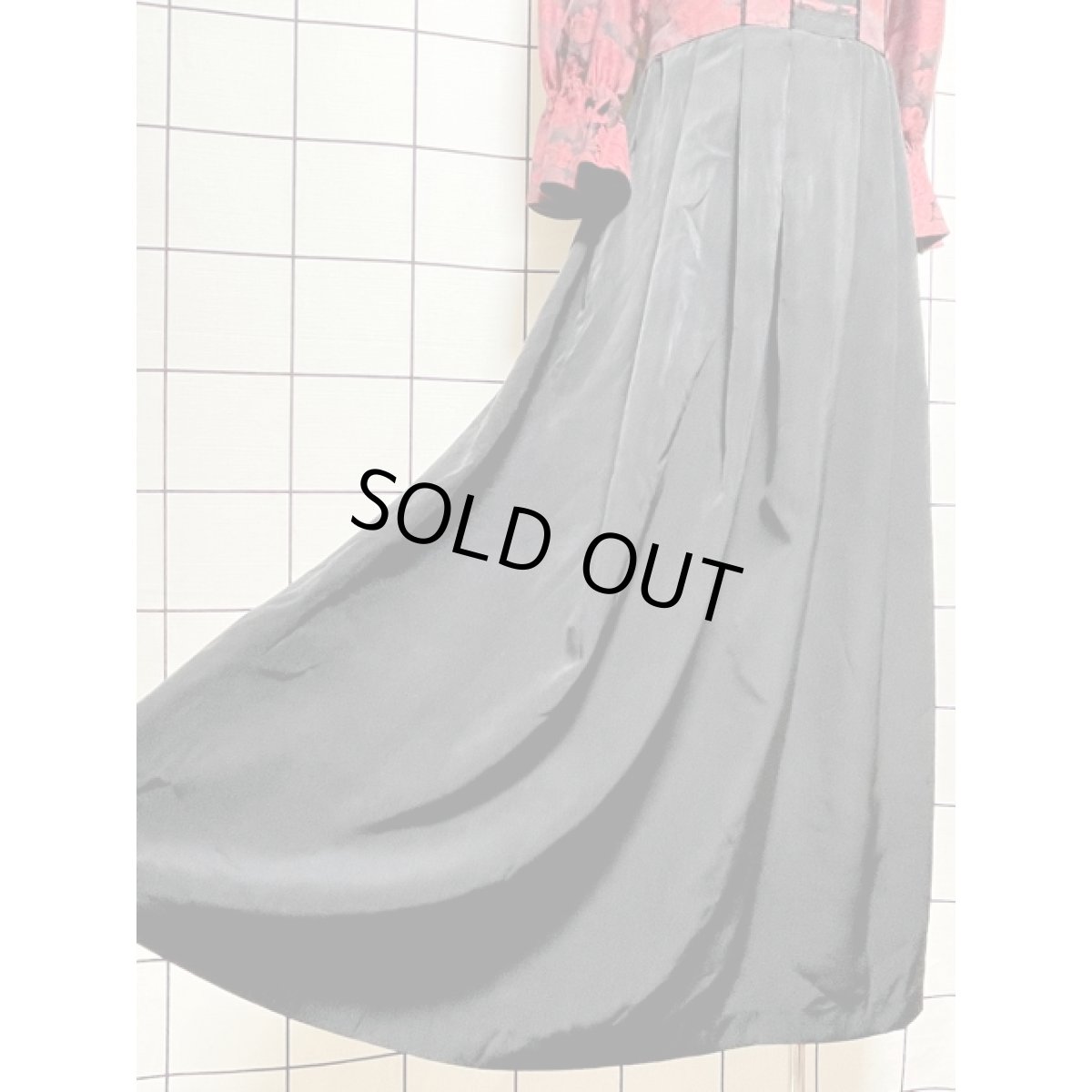 画像9: チロルワンピース 花柄 袖先フレア 長袖 ドイツ民族衣装 オクトーバーフェスト 38 (9)