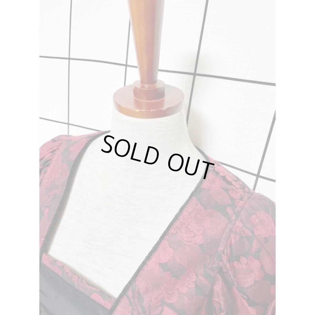 画像5: チロルワンピース 花柄 袖先フレア 長袖 ドイツ民族衣装 オクトーバーフェスト 38 (5)