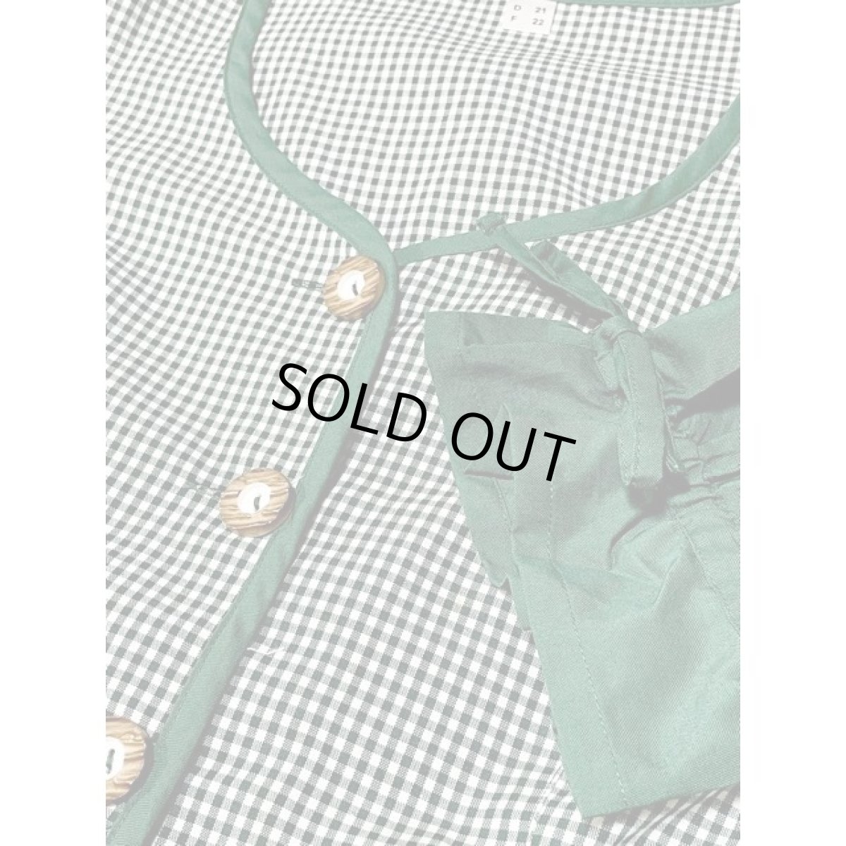 画像14: チロルワンピース チェック 前開き リボン ドイツ民族衣装 オクトーバーフェスト (14)