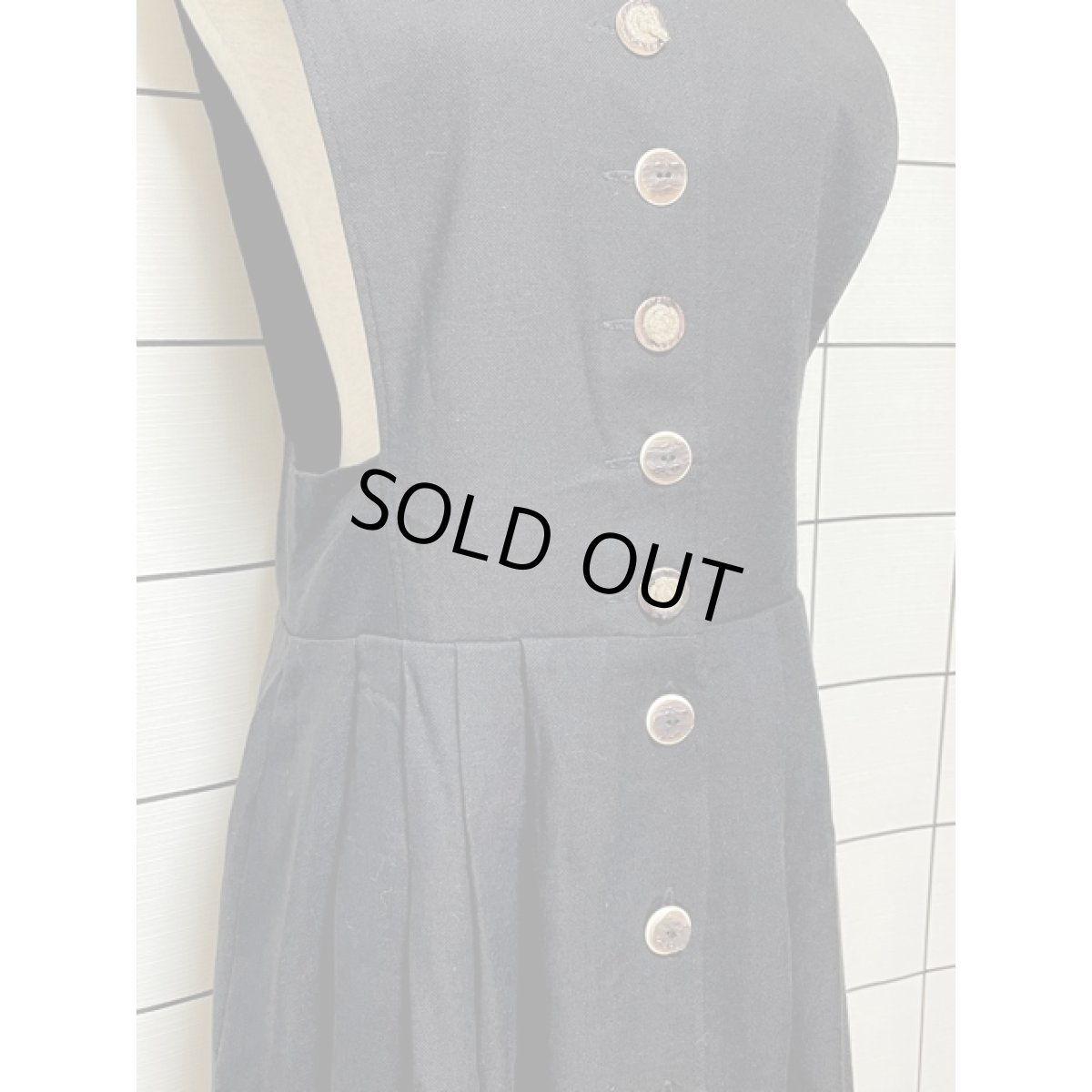 画像9: チロリアンワンピース リネン 無地 前開き ドイツ民族衣装 オクトーバーフェスト (9)